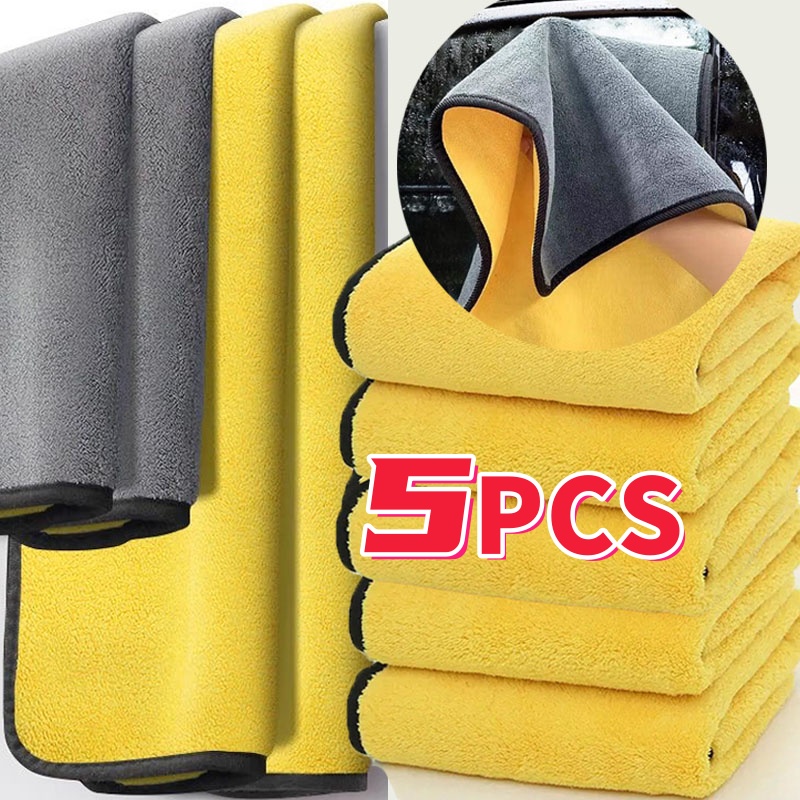 Microfiber Towel Detailing - Handuk pembersih Microfiber, kain tebal pengeringan