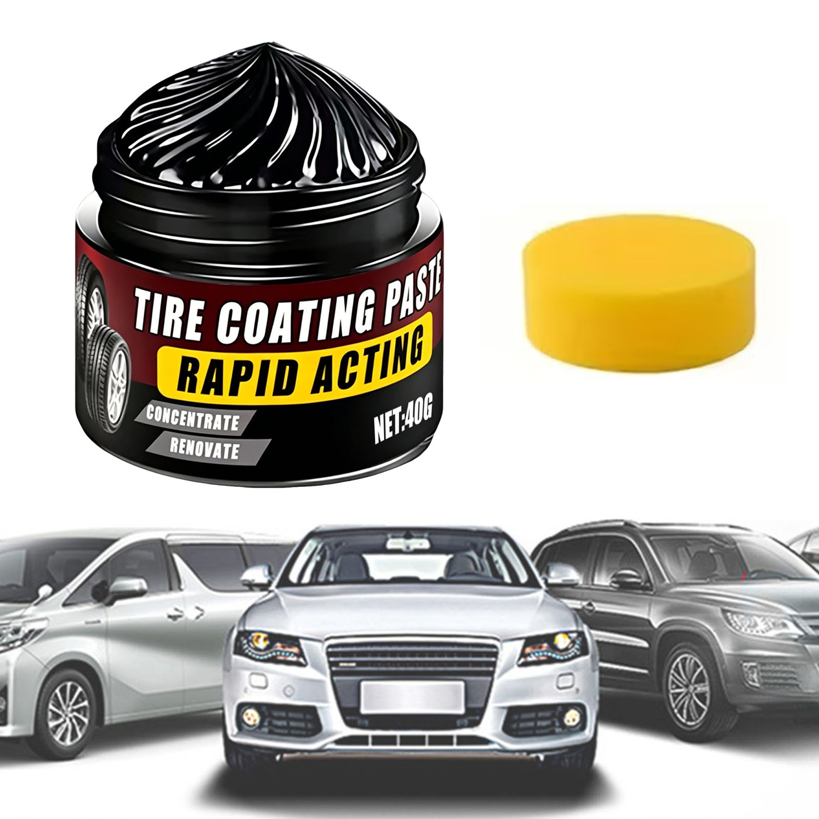 Trim Restorer Plastic - Pelapis Ban Pelindung UV Pasta Perbaikan