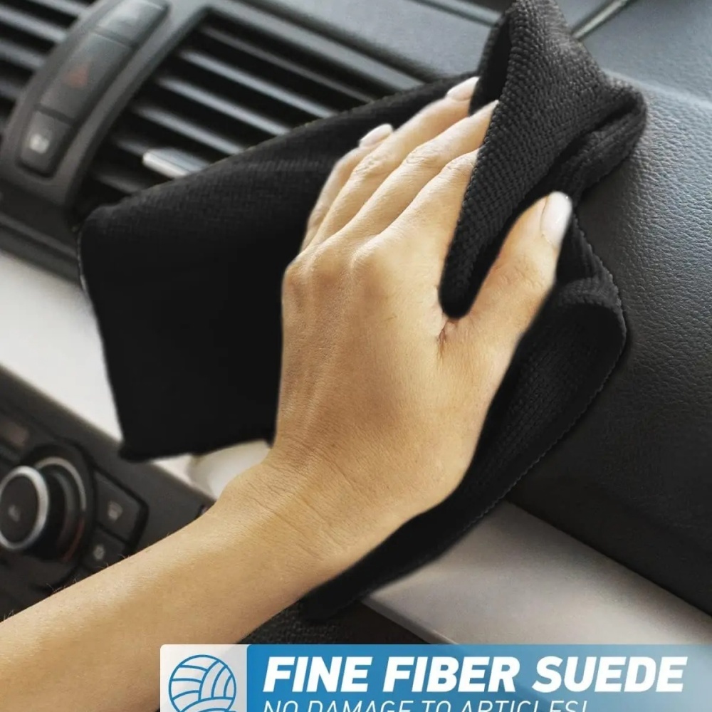 Kain Lap Mikrofiber Hitam, Han - Microfiber Towel Detailing ulasan dan harga
