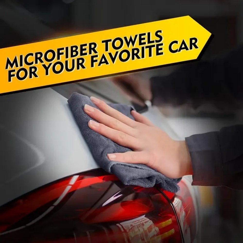 Kain Lap Mikrofiber Hitam, Han - Microfiber Towel Detailing ulasan dan harga